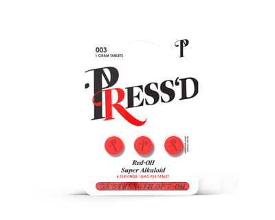 Press'd Red OH Pseudo Tablets